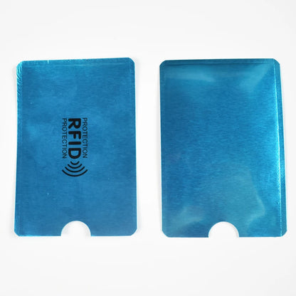 10PCS RFID Blocking Card Holder - NFC Anti Scan Aluminum Protector Case for ID & Bank Cards