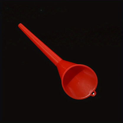 Car Long Stem Oil Funnel – Anti-Splash Plastic Fuel Filling Tool for Car & Motorcycle Refueling Auto Accessories