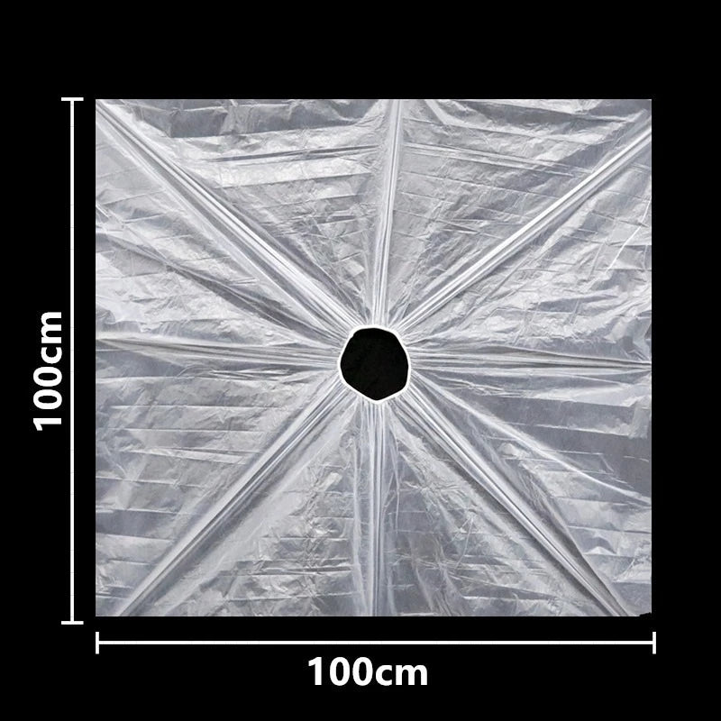 50PCS Disposable Waterproof Hair Salon Capes – Barber Perm & Hair Dye Neck Shawl Cutting Bib 100x100cm