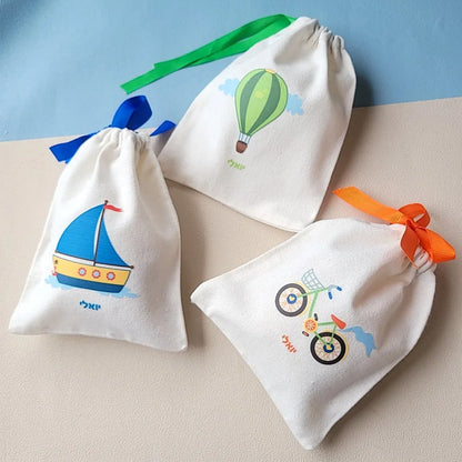 Small White Cotton Gift Bags – Custom Muslin Drawstring Pouches 5x7cm 8x10cm 9x12cm for Party, Candy, Jewelry Favor