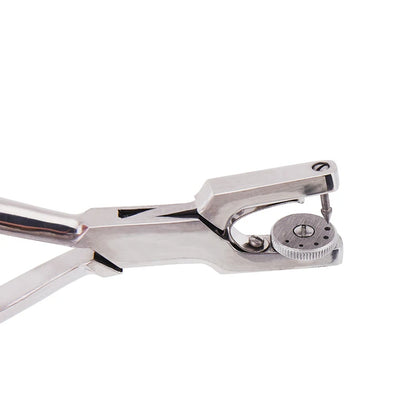 Dentistry Dam Hole Puncher Set – Pliers & Orthodontic Tools with Leather Bag for Dentists