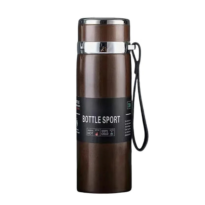 1L Stainless Steel Thermal Water Bottle – Vacuum Insulated Thermos Flask for Hot & Cold Drinks, Coffee & Tea Travel Bottle