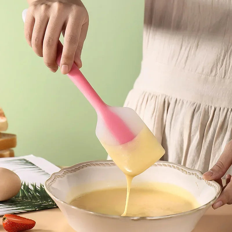 Silicone Spatula for Baking & Cooking – Heat Resistant Cream & Butter Scraper Tool for Kitchen Mixing & Decorating