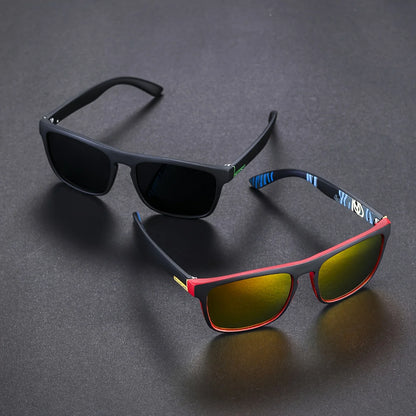 2-Pack Square Polarized Sunglasses — Anti-Glare UV Sun Shades for Driving, Fishing, Travel & Summer Parties