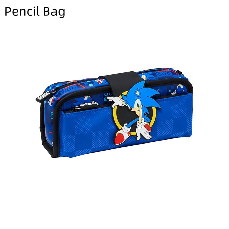 Smiggle Sonic Cartoon Backpack — Australia Schoolbag for Kids, Anime Student Bag & Gift