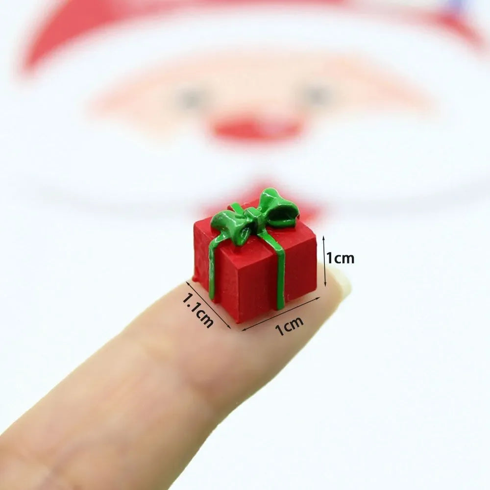 Mini 1/12 Scale Festival Gift Boxes – Resin Christmas & Birthday Dollhouse Decorations (5–20PCS Set)