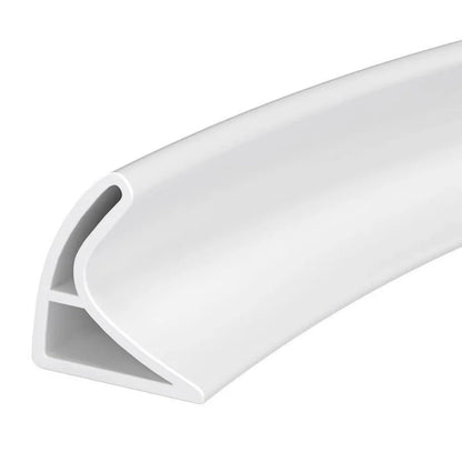 2M Collapsible Shower Water Dam - Self-Adhesive Silicone Threshold for Wet & Dry Separation