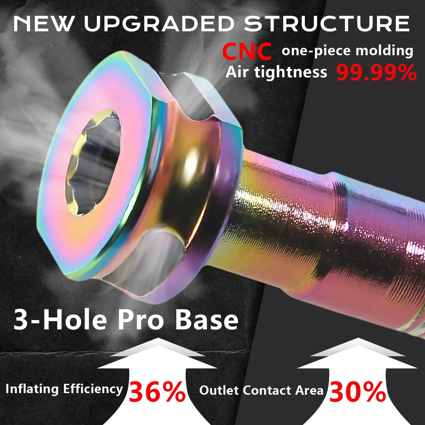 BUCKLOS Presta Tubeless Valve Stem 40/44/55/60mm — High-Quality Bike Tire Nipple for Road & MTB