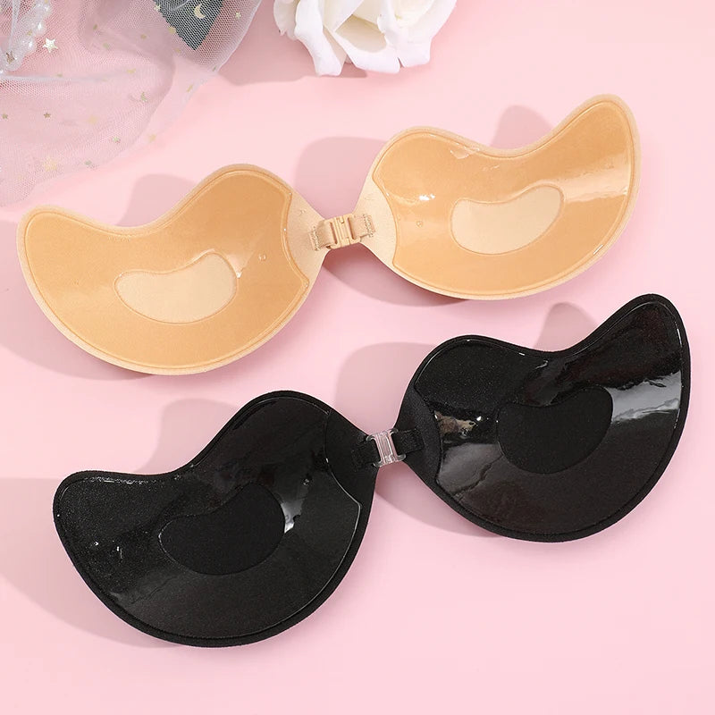 Invisible Stick-On Lift Bra for Women – Strapless Seamless Push-Up Anti-Convex Lingerie Accessory