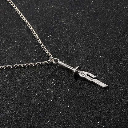 Jujutsu Kaisen Toji Fushiguro Sword Necklace – Spear of Tianri Knife Pendant for Unisex Cosplay
