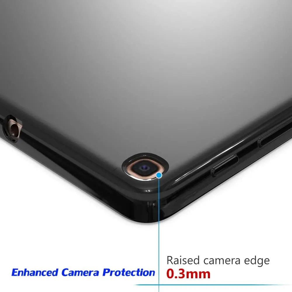 Samsung Galaxy Tab A Case - Slim Soft Silicone Protective Cover for SM-T510, T515 and T295