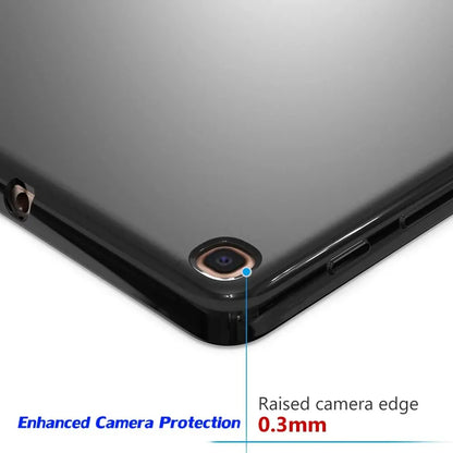 Samsung Galaxy Tab A Case - Slim Soft Silicone Protective Cover for SM-T510, T515 and T295