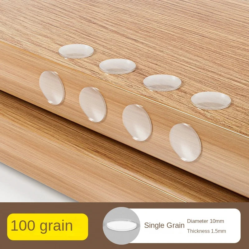 Silicone Door Handle Anti-Collision Pads - Refrigerator Door Stopper, Wall Protector & Noise-Reducing Buffer Stickers (3329/3441)