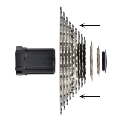 GOLDIX Ultralight CNC Road Bike Cassette — 11/12-Speed 28T-36T Sprocket for SHIMANO HG, K7 11S/12S
