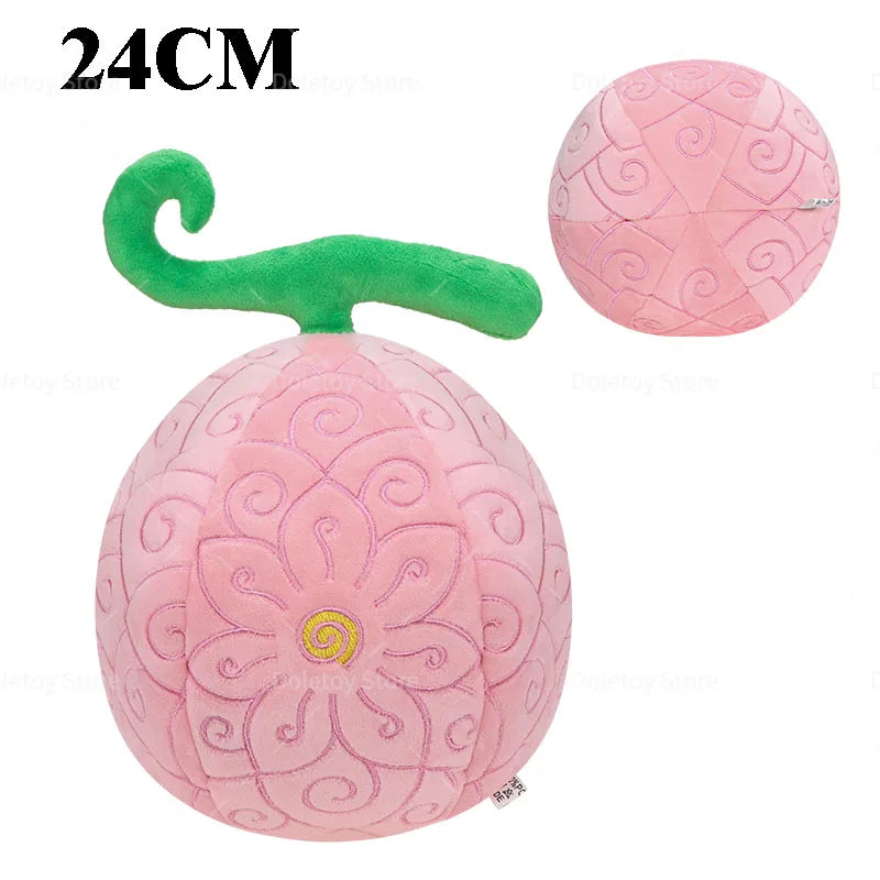 One Piece Plush Pillow Doll – Large Devil Fruit Anime Luffy, Chopper & Op-Op Stuffed Toy for Birthday Gift