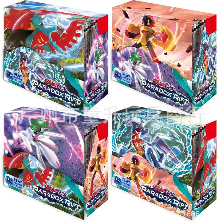 324/360 Pcs Pokemon Card Set – SCARLET and VIOLET 151, Obsidian Flames, PALDEAN FATES, Ultra Prism English Booster Cards for Battle and Collection