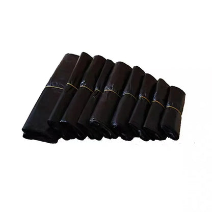100PCS Black Thick Plastic Vest Bags - Supermarket Shopping, Takeaway & Garbage Storage Bags