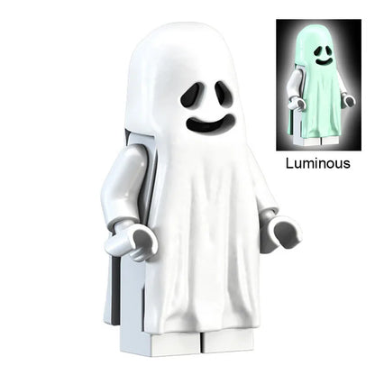 4-Piece Ghostbusters Action Figure Set – Egon, Peter, Winston, Zeddemore & Stay Puft Model Building Blocks Toys for Kids