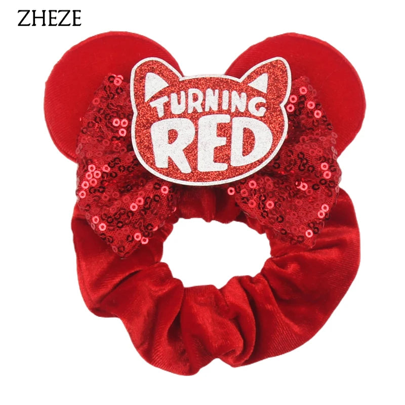 Velvet Mouse Scrunchies - Cute Elastic Ponytail Holders & Hair Accessories for Girls