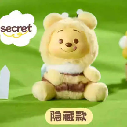 Original Winnie the Pooh Vinyl Plush Blind Box — Naughty Party Pooh Bear Bag Pendant, Cute Surprise Doll Gift
