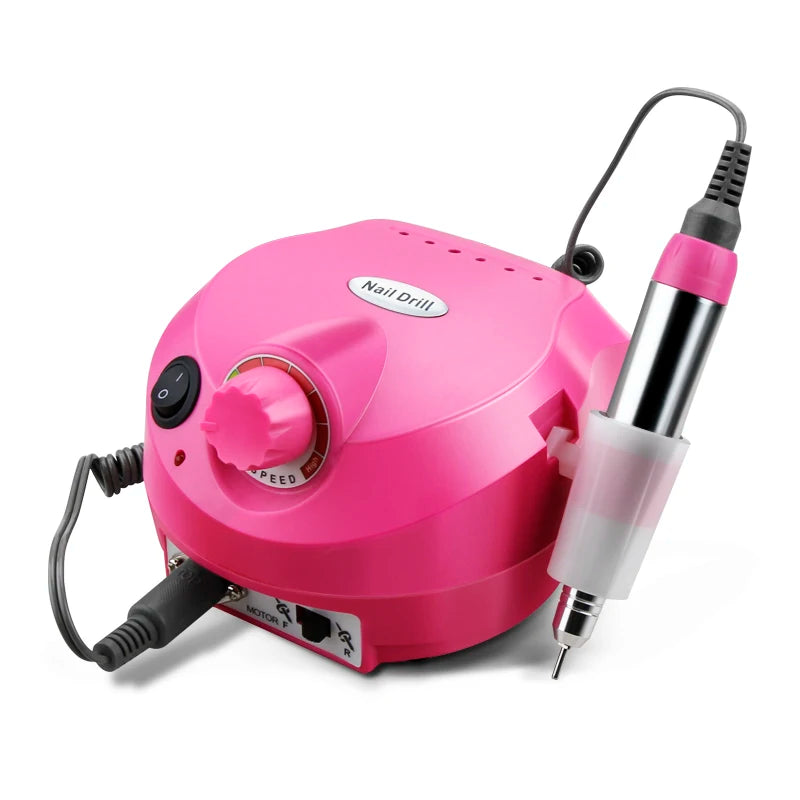 35,000/20,000 RPM Electric Nail Drill Machine – Professional Manicure & Pedicure File with Mill Cutter Sets for Nail Tips