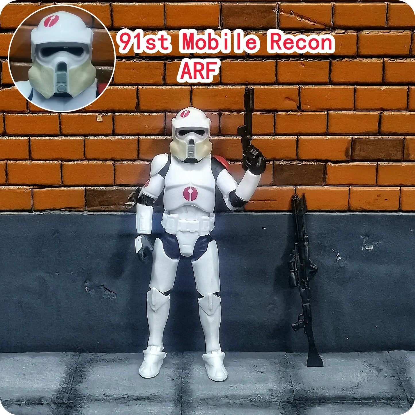 Star Wars 3.75" Clone Trooper Action Figure — 1/18 501st & 187th Legion REX ARF P1/P2 Toy Model