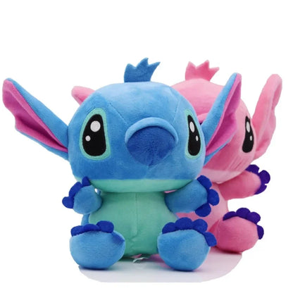 Authentic Disney Stitch Plush Toy 20-25CM - Lilo & Stitch Stuffed Kawaii Pillow Doll for Kids Birthday Gift