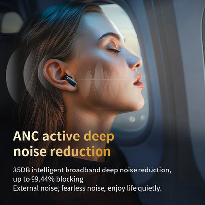 New Full Touch ANC Bluetooth 5.4 Earphones – HiFi Stereo Noise Cancelling Wireless In-Ear Earbuds with Mic & ENC