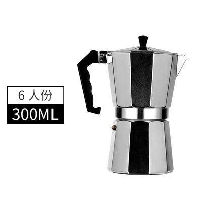 Mocha Coffee Pot - Aluminum Octagonal Stovetop Coffee & Tea Maker
