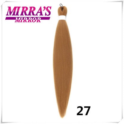 Purple Pre-Stretched Yaki Hair Extensions – Soft Synthetic Jumbo Braids for DIY Ponytail in Pink, Grey, Orange, Red & Blue