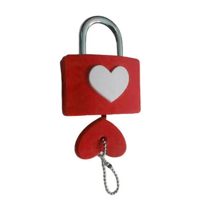 Colorful Heart-Shaped Anti-Theft Padlock – Rubber Sleeve for Travel Luggage, Suitcase, Zipper, Drawer, and Diary Lock