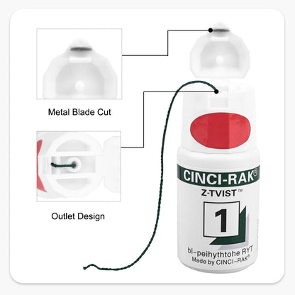 Dental Disposable Gingival Retraction Cord – Knitted Cotton Gum Line, Size 0/00/000 for Denspay