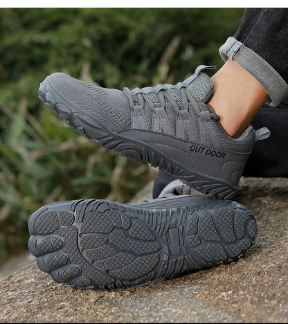 New Plus-Size Hiking & Outdoor Shoes – Wide Fit Barefoot Casual Sneakers for Men & Women