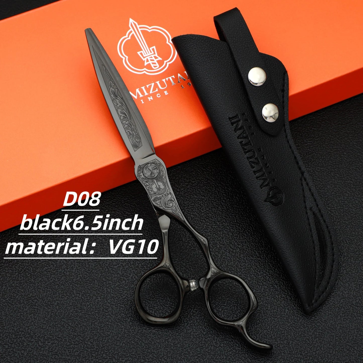 Left-Handed Hairdressing Scissors – 6 Inch Professional Barber Shears & Hair Clippers Cutting Tool