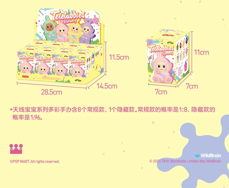 POP MART Teletubbies Vibrancy Series Blind Box – Cute Mystery Toy Figure for Desktop Collection