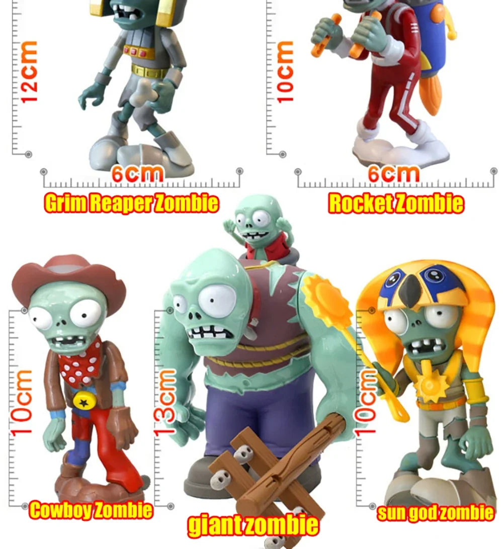 Plants vs Zombies PVZ Pea Shooter Boss Action Figure – Dave Allstar Toy Doll for Kids Gift