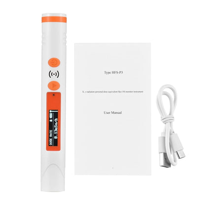 HFS-P3 Pocket Pen Nuclear Radiation Detector – Geiger Counter for X, Y, and β Ray Dose with Alarm Dosimeter