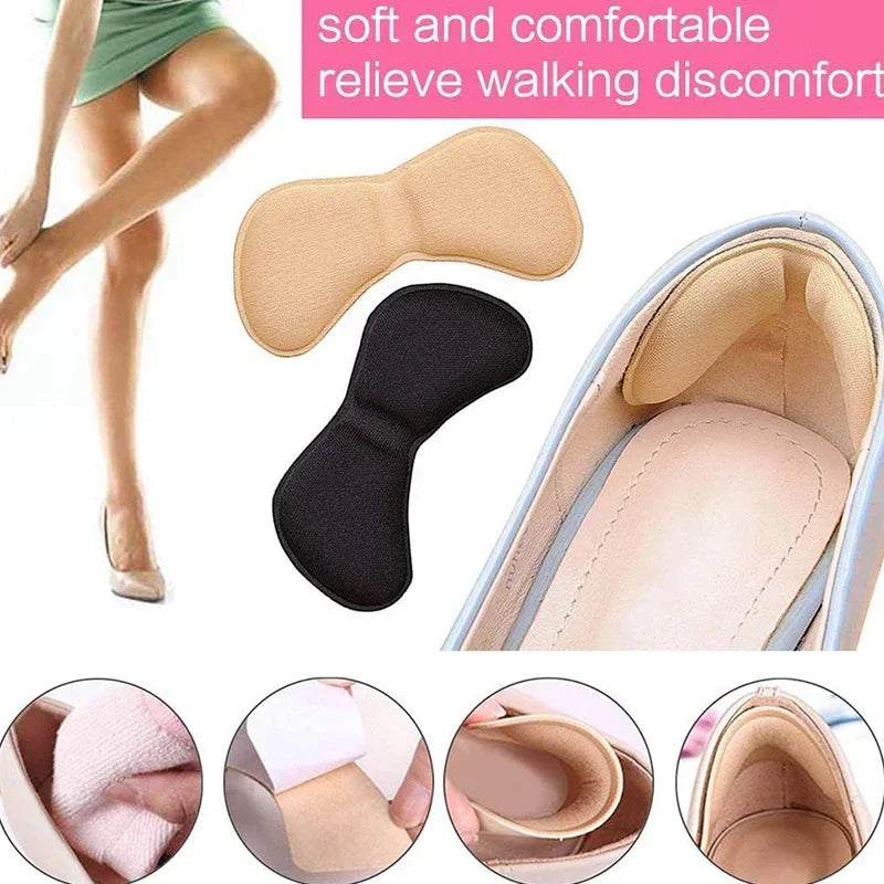 12PCS Heel Insoles Patch – Pain Relief Anti-Wear Cushion Pads with Adhesive Foot Care Inserts for Shoes