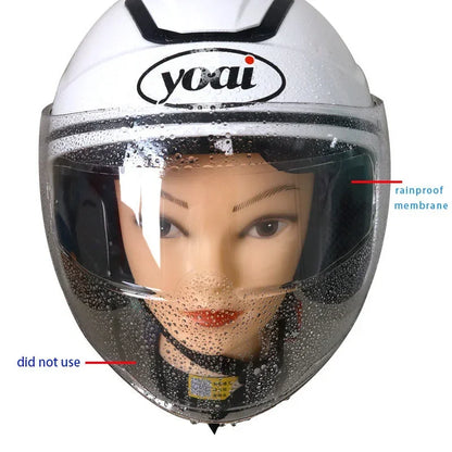 Universal Motorcycle Helmet Clear Patch Film - Anti-Fog and Rain Nano Coating Sticker for Durable Motocross Protection