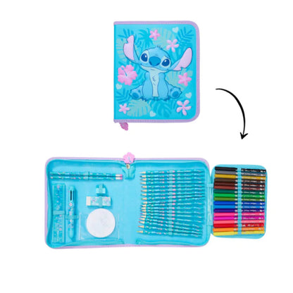7PCS Genuine Australia Stitch Kawaii Set — Children’s School Backpack, Lunch Bag & Water Cup, Double Shoulder Bag for Girls, Gift Set