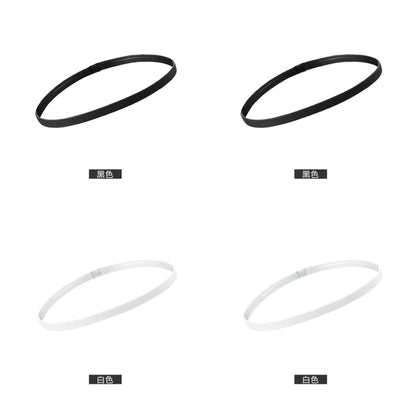 4 Pack Non-Slip Elastic Sports Headbands – Thick Sweatbands for Men & Women, Exercise & Outdoor Use