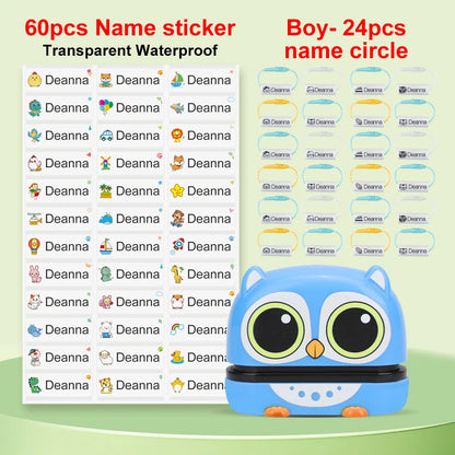 149pcs Personalized Name Stamp Set – Waterproof, Non-Fading Baby & Kindergarten Engraved Seals, Perfect Student Gift