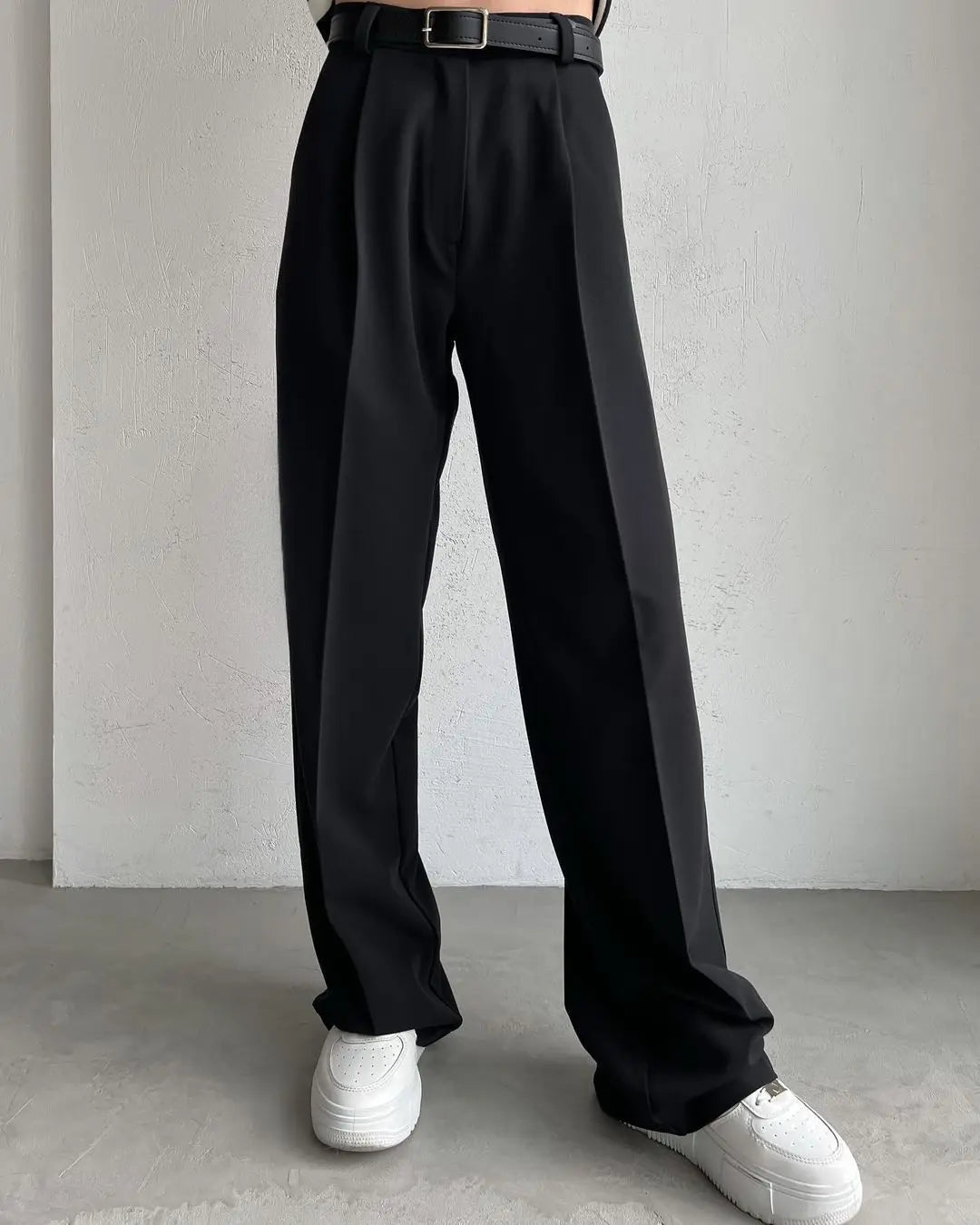 Women's Classic Straight Leg Pants – Versatile Loose Fit, Wide Leg for Office, Tourism, Spring & Summer Casual Wear