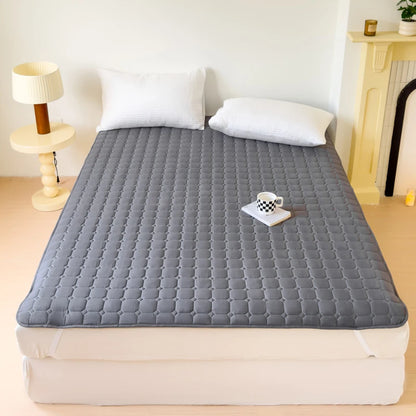Waterproof Quilted Mattress Protector - Thick Breathable Mattress Topper for Single or Double Beds