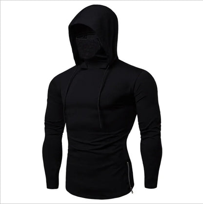 Men’s 2026 Solid Color Hooded Sweatshirt – Lightweight Long Sleeve Fitness Hoodie (M–5XL)
