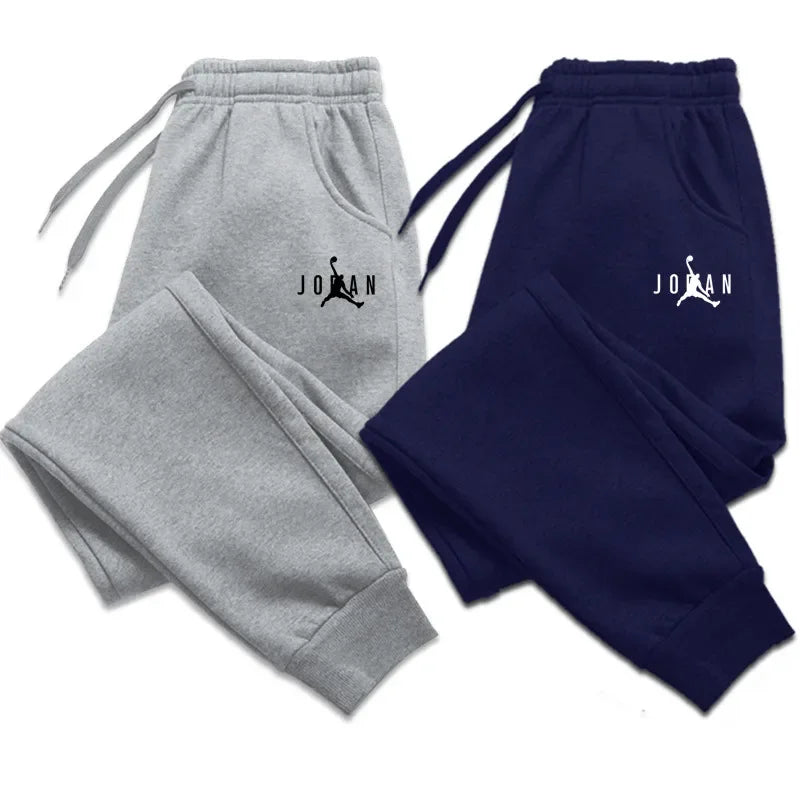 Autumn Winter Men's Joggers – Drawstring Casual Fleece Sweatpants, Workout, Running, Gym Fitness Sports Trousers
