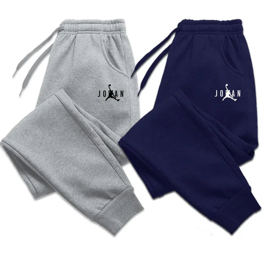 Autumn Winter Men's Joggers – Drawstring Casual Fleece Sweatpants, Workout, Running, Gym Fitness Sports Trousers