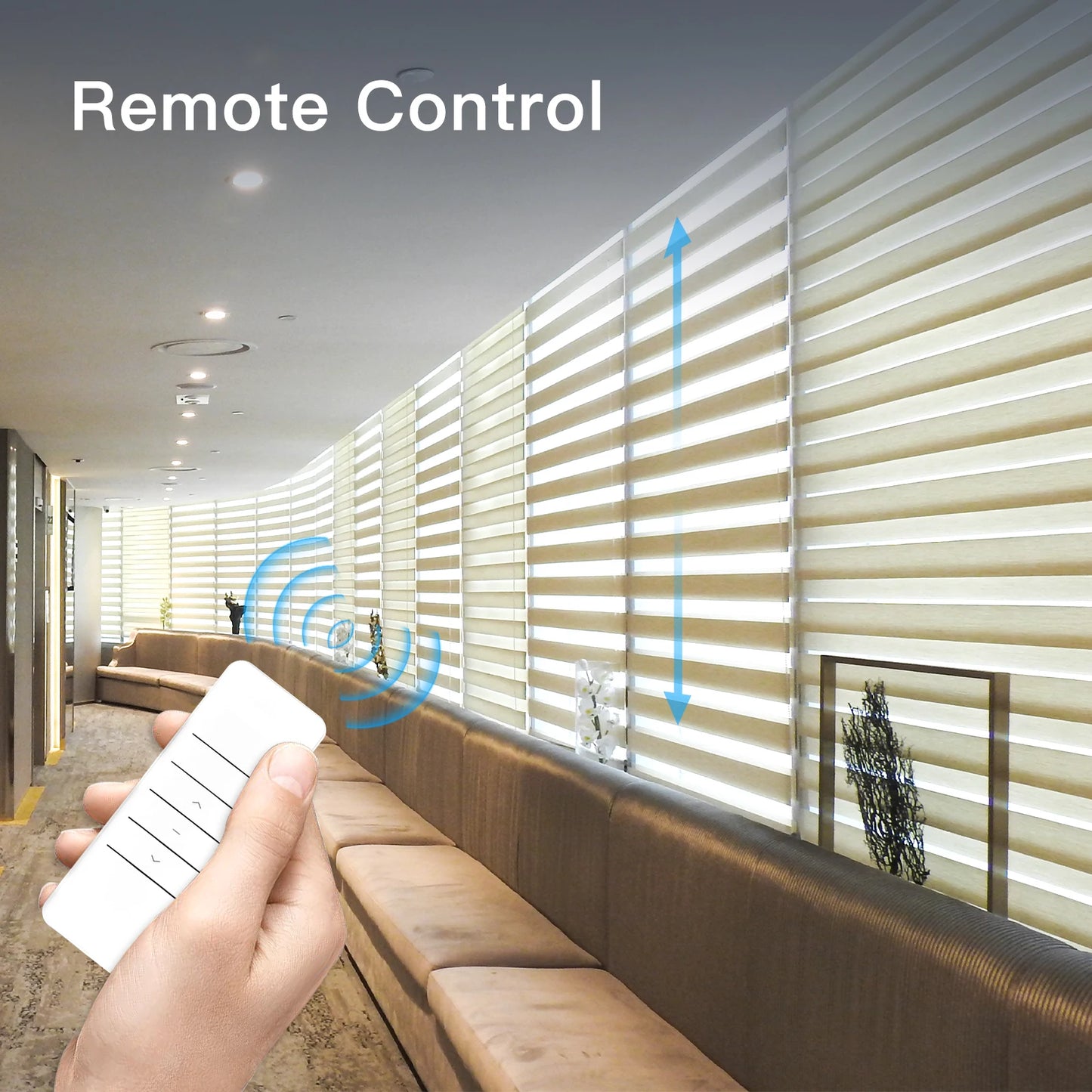 MOES Tuya WiFi Smart Roller Blind Motor Kit – Electric Chain Shade Drive with RF Remote, Alexa & Google Control