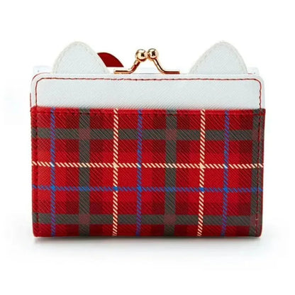 2024 Sanrio Hello Kitty and Friends PU Leather Wallet - Kawaii Cinnamoroll, My Melody, Kuromi Casual Fashion Card Bag