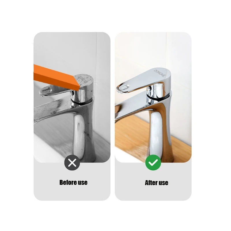 Limescale Eraser Cleaning Brush - Rubber Rust and Mineral Deposit Remover for Kitchen, Bathroom, Toilets, and Glass Surfaces